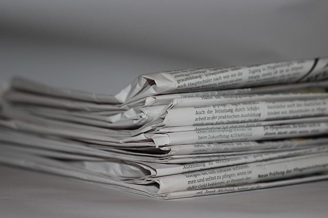 Zeitungsstapel